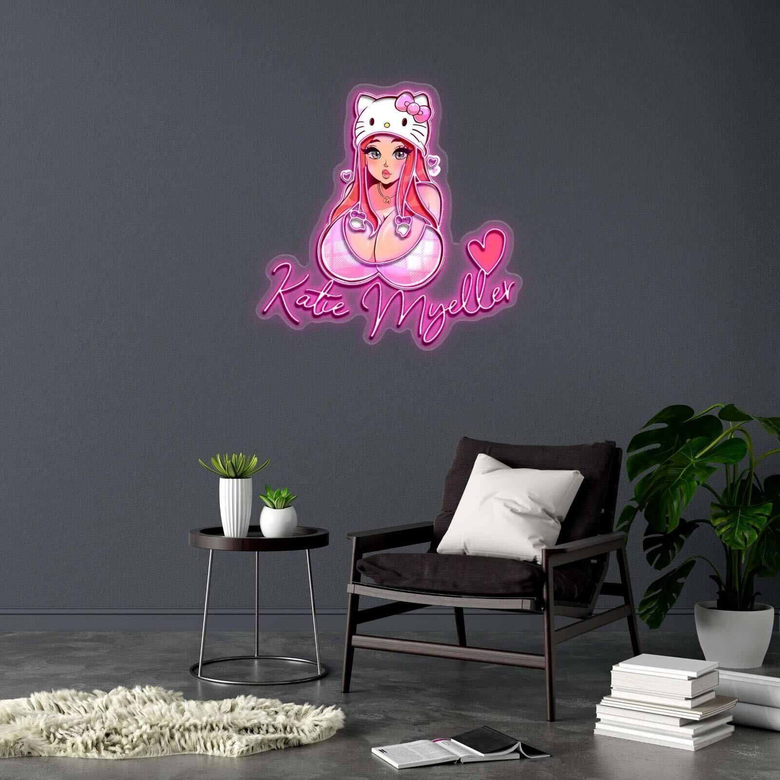 Katie Myeller - Premium Neon Artwork
