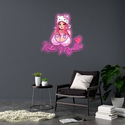 Katie Myeller - Premium Neon Artwork