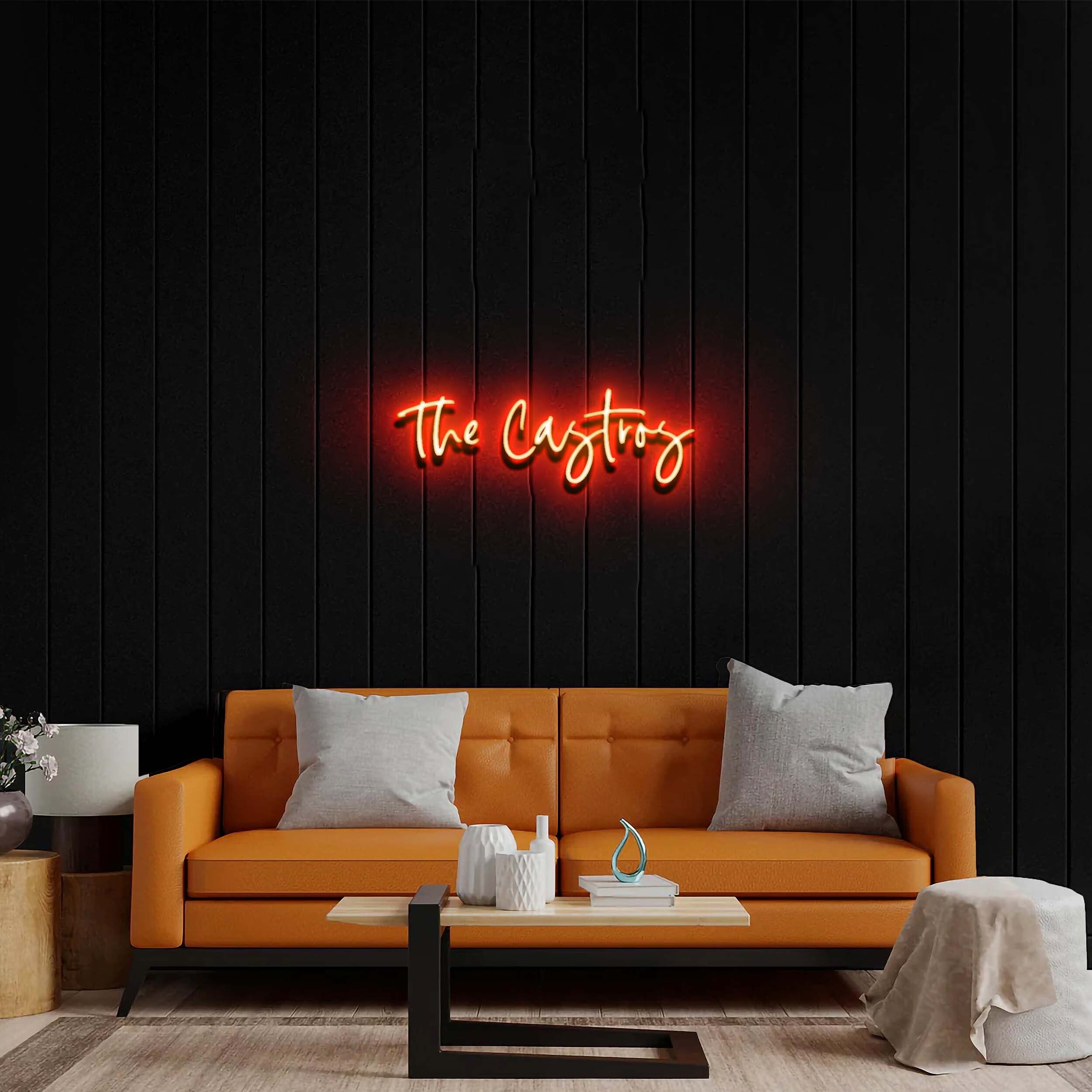 The Castros - Premium Neon Artwork
