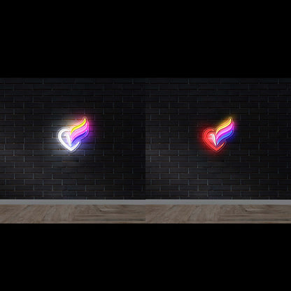 Heart Wing (Bundle option) -  Premium Neon Artwork