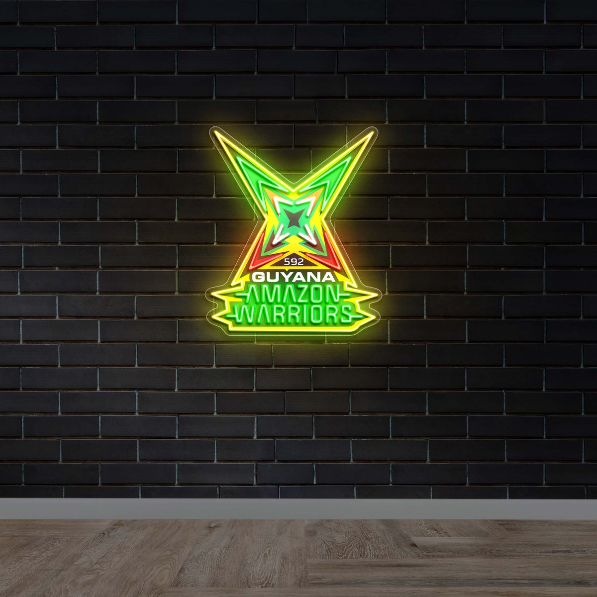 Guyana Amazon Warriors - Premium Neon Artwork