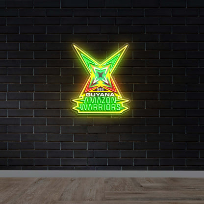 Guyana Amazon Warriors - Premium Neon Artwork