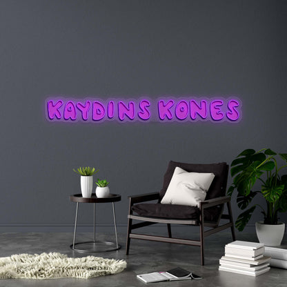 KAYDINS KONES - Premium Neon Artwork