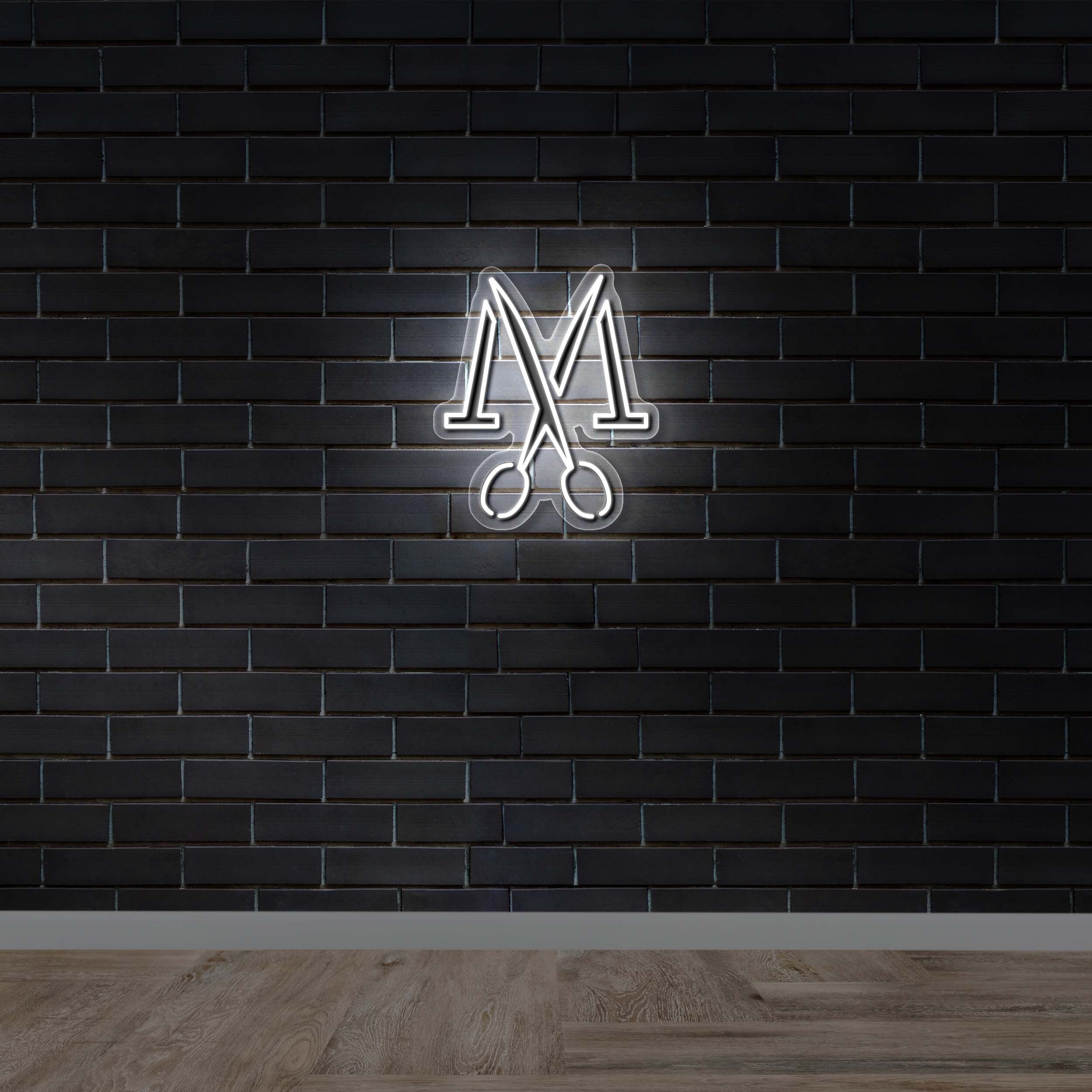 M - Premium Neon Artwork