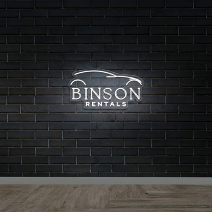 BINSON RENTALS - Premium Neon Artwork