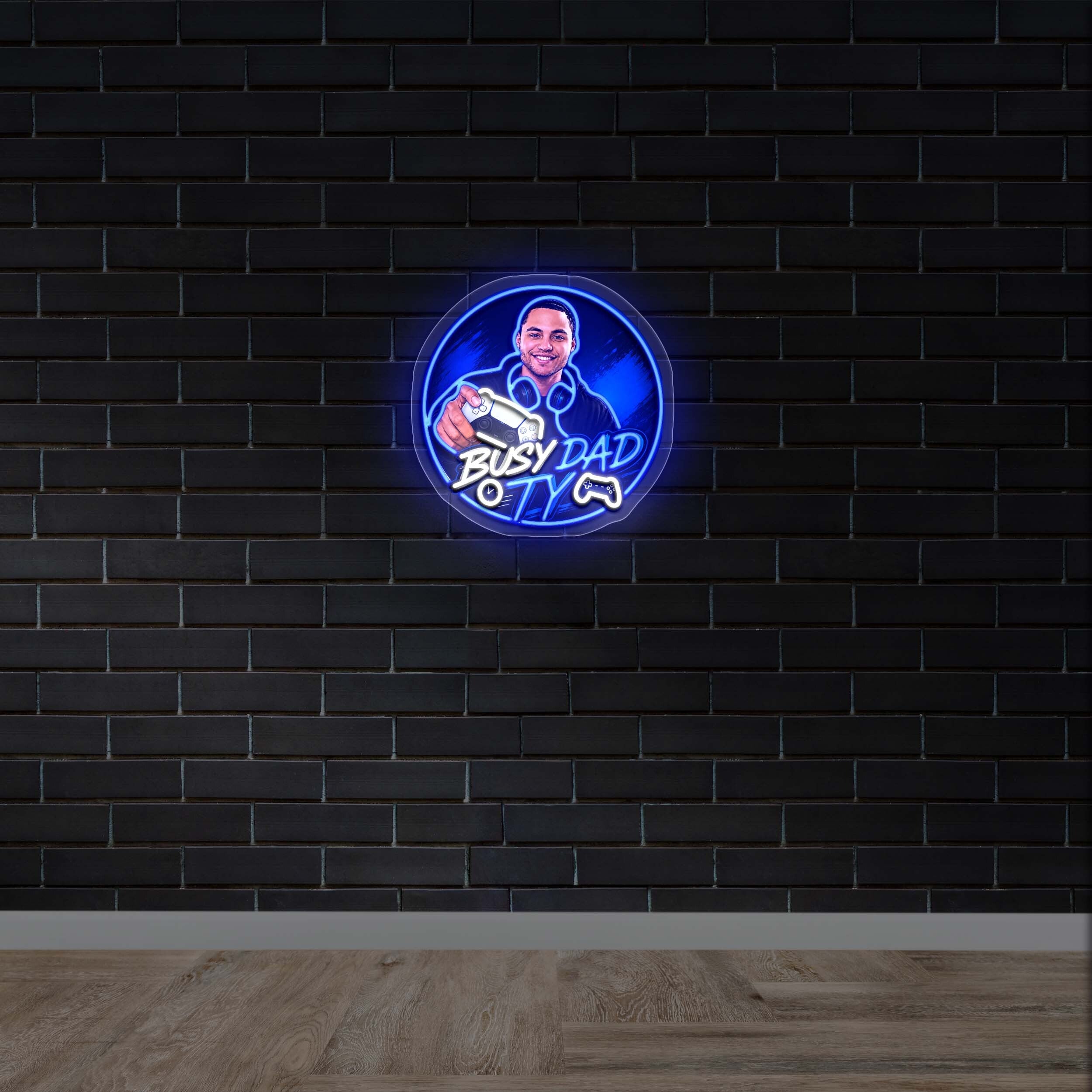 BUSY DAD TY - Premium Neon Artwork