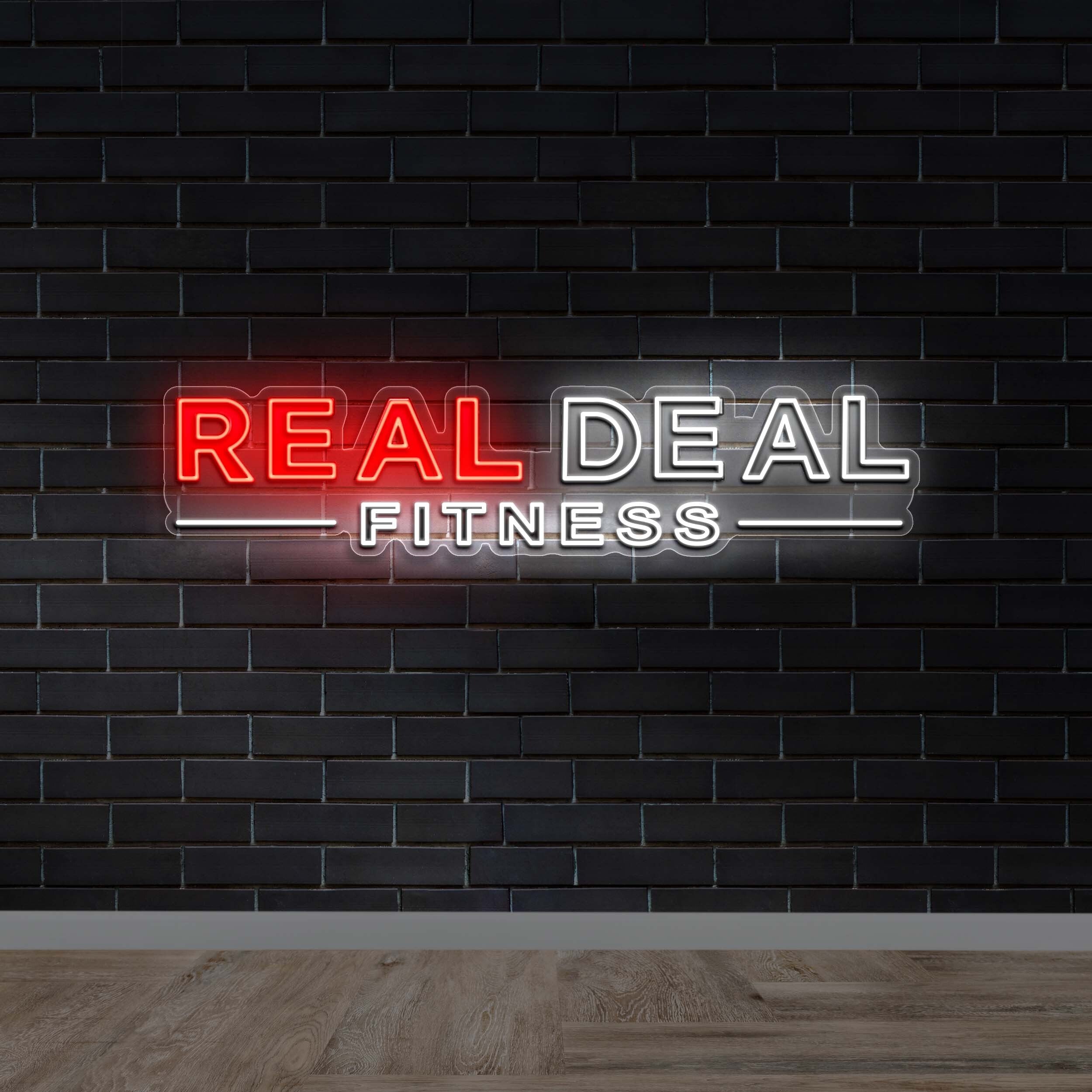 REAL DEAL FITNESS -  Premium Neon Artwork