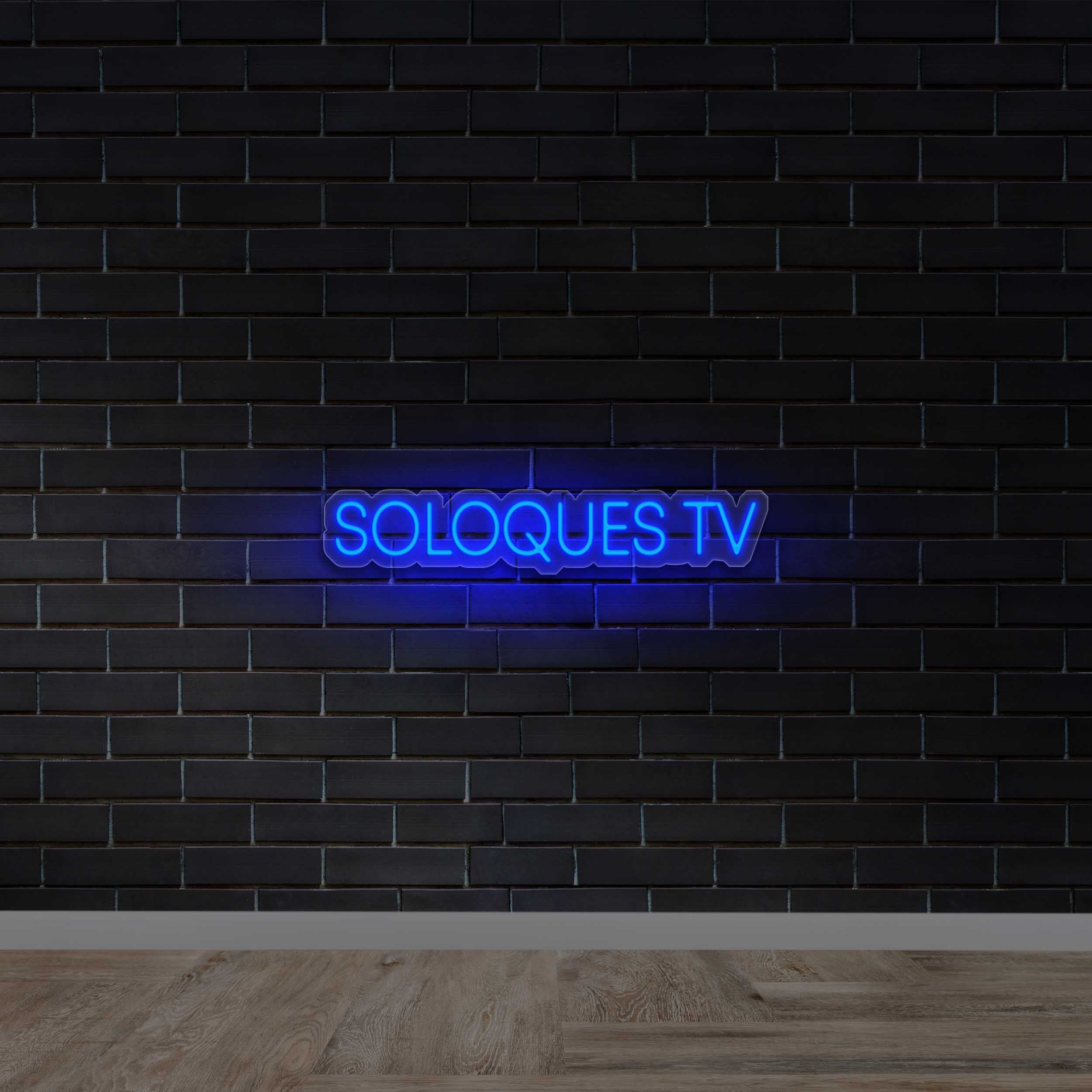 SOLOQUES TV - Premium Neon Artwork