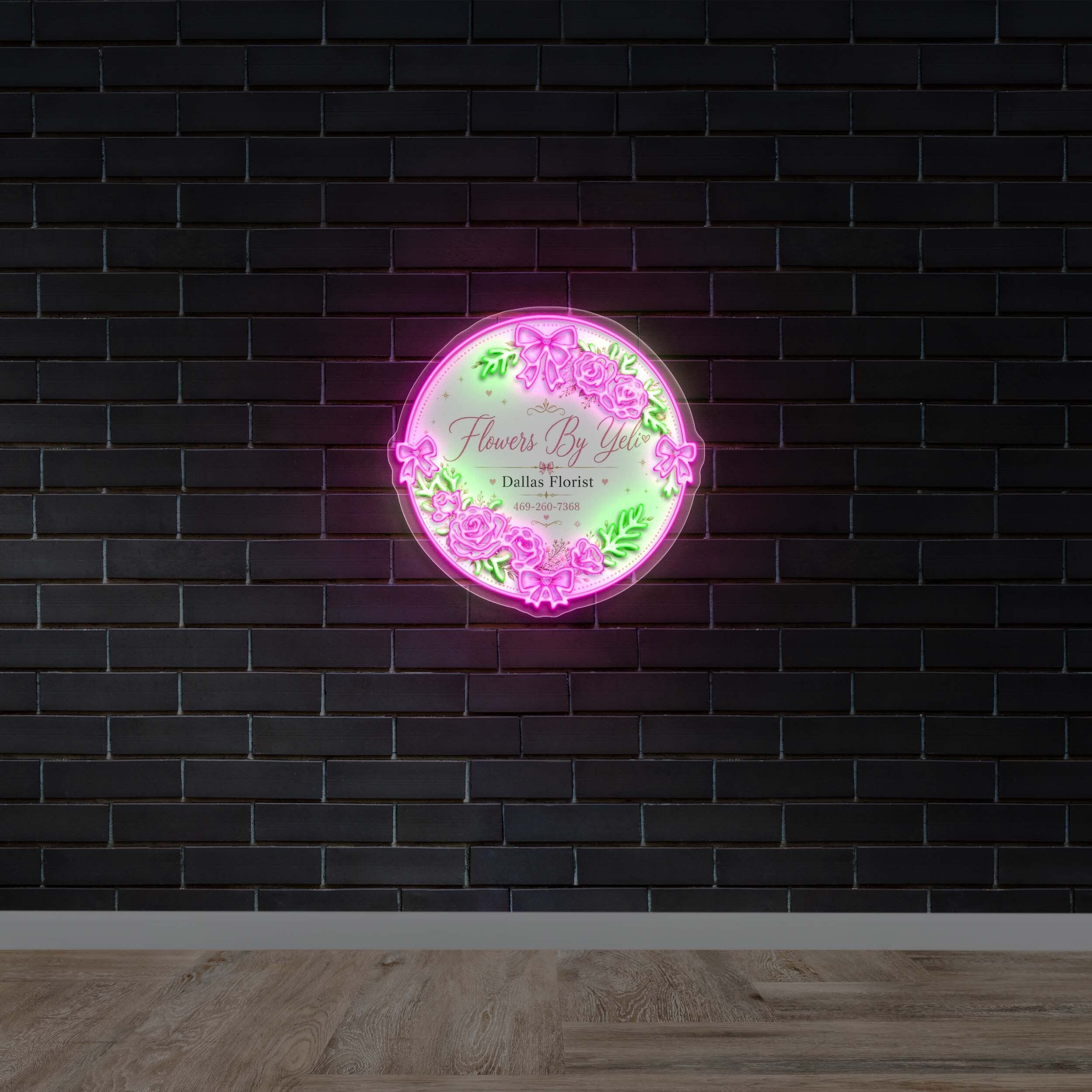 Flowers By Yeli Dallas Florist Neon Sign - Premium Neon Artwork