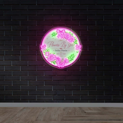 Flowers By Yeli Dallas Florist Neon Sign - Premium Neon Artwork
