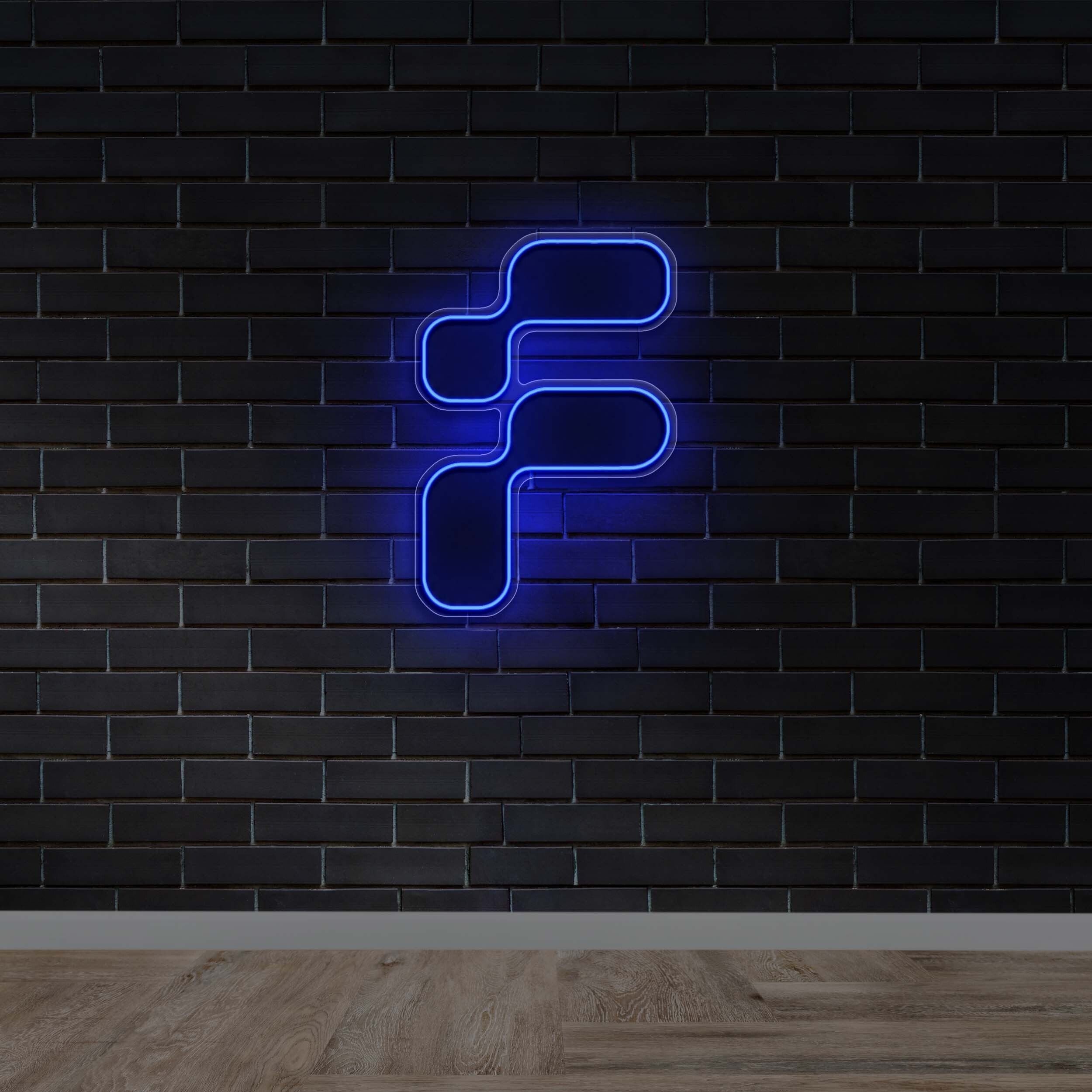 Foundable F Logo - Premium Neon Artwork