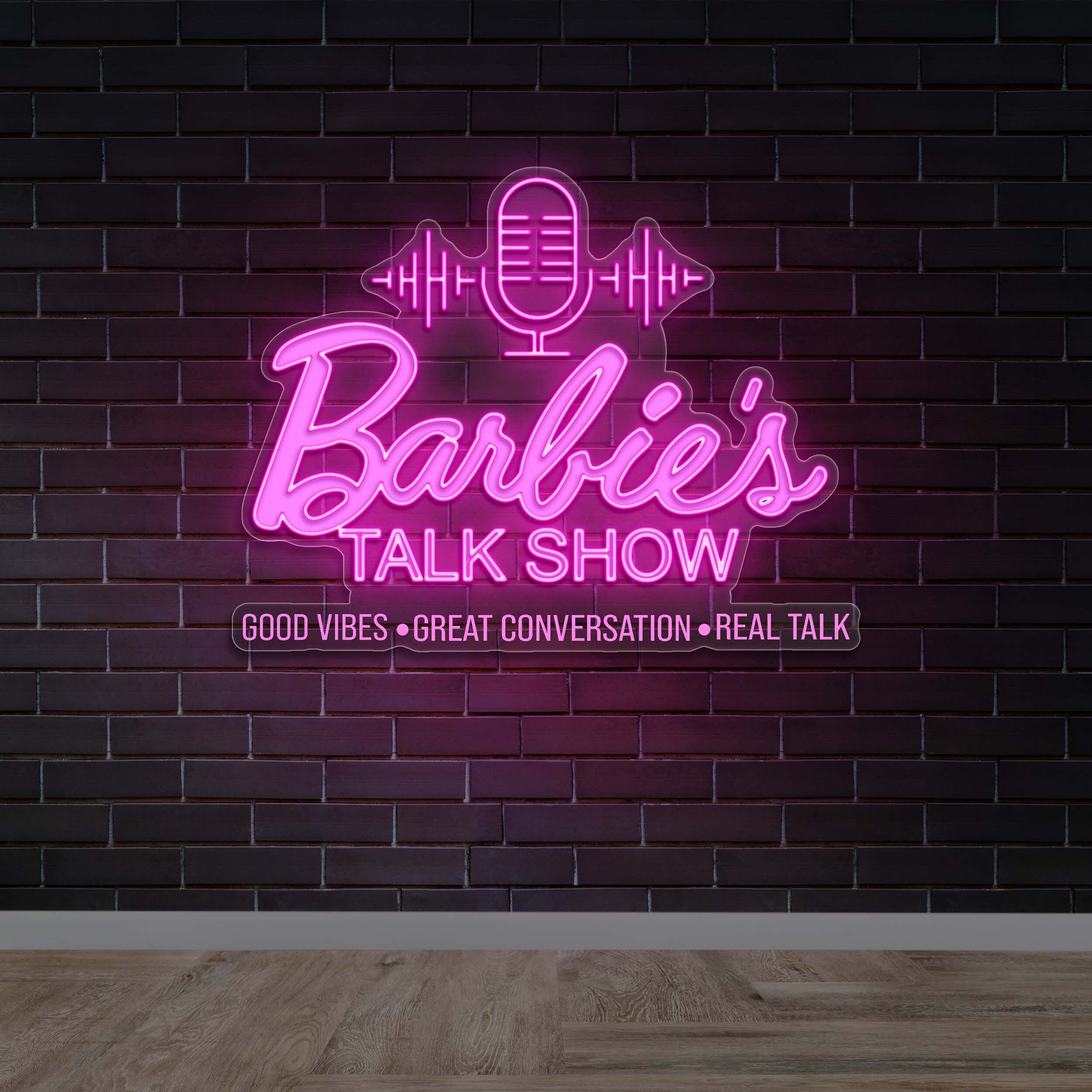 Barbie's Talk Show (version 2) - Premium Neon Artwork