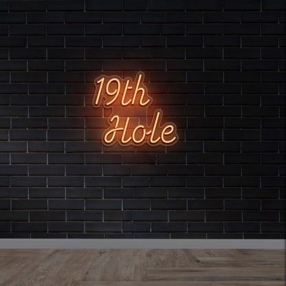 19th Hole - Premium Neon Artwork