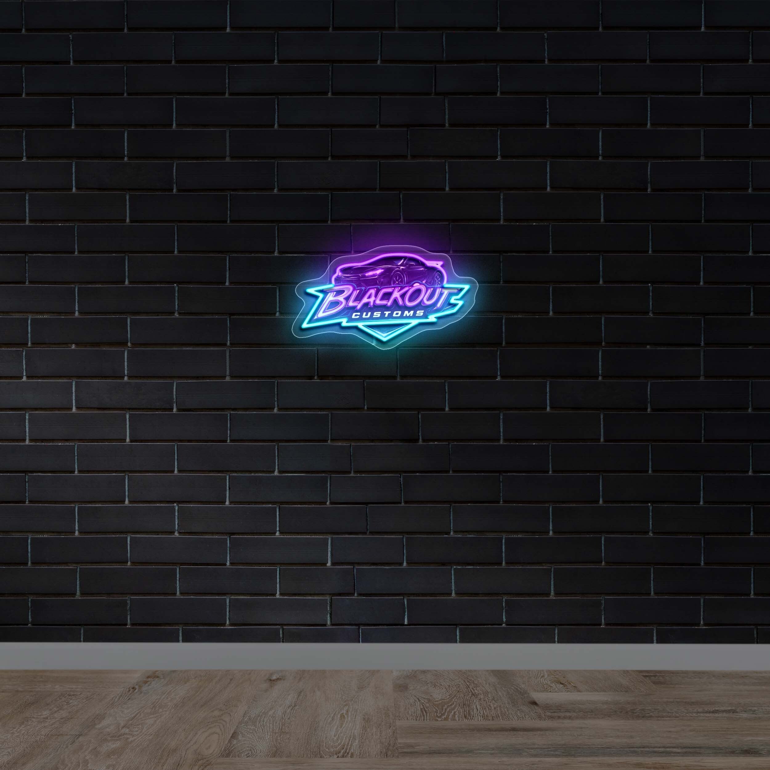 BLACKOUT Customs - Premium Neon Artwork