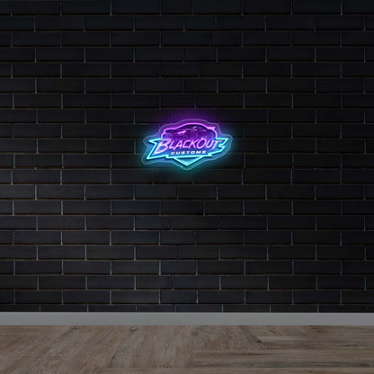 BLACKOUT Customs - Premium Neon Artwork