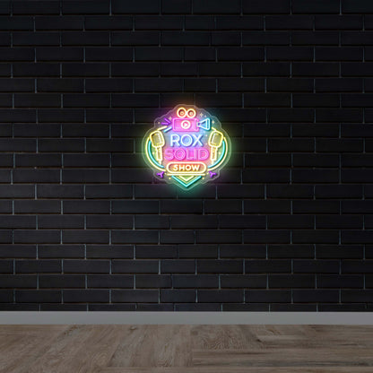 ROX SOLID SHOW - Premium Neon Artwork