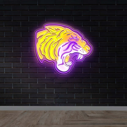 Tiger Head - Premium Neon Artwork