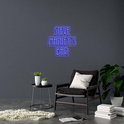 STEVE MANLEY'S BAR - Premium Neon Artwork