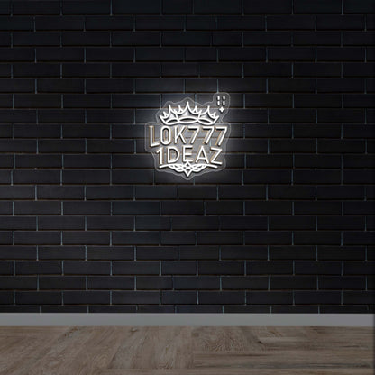 LOK777 1DEAZ - Premium Neon Artwork