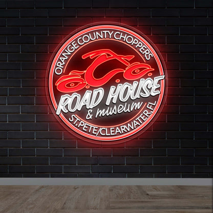 ROAD HOUSE & MUSEUM - Premium Neon Artwork