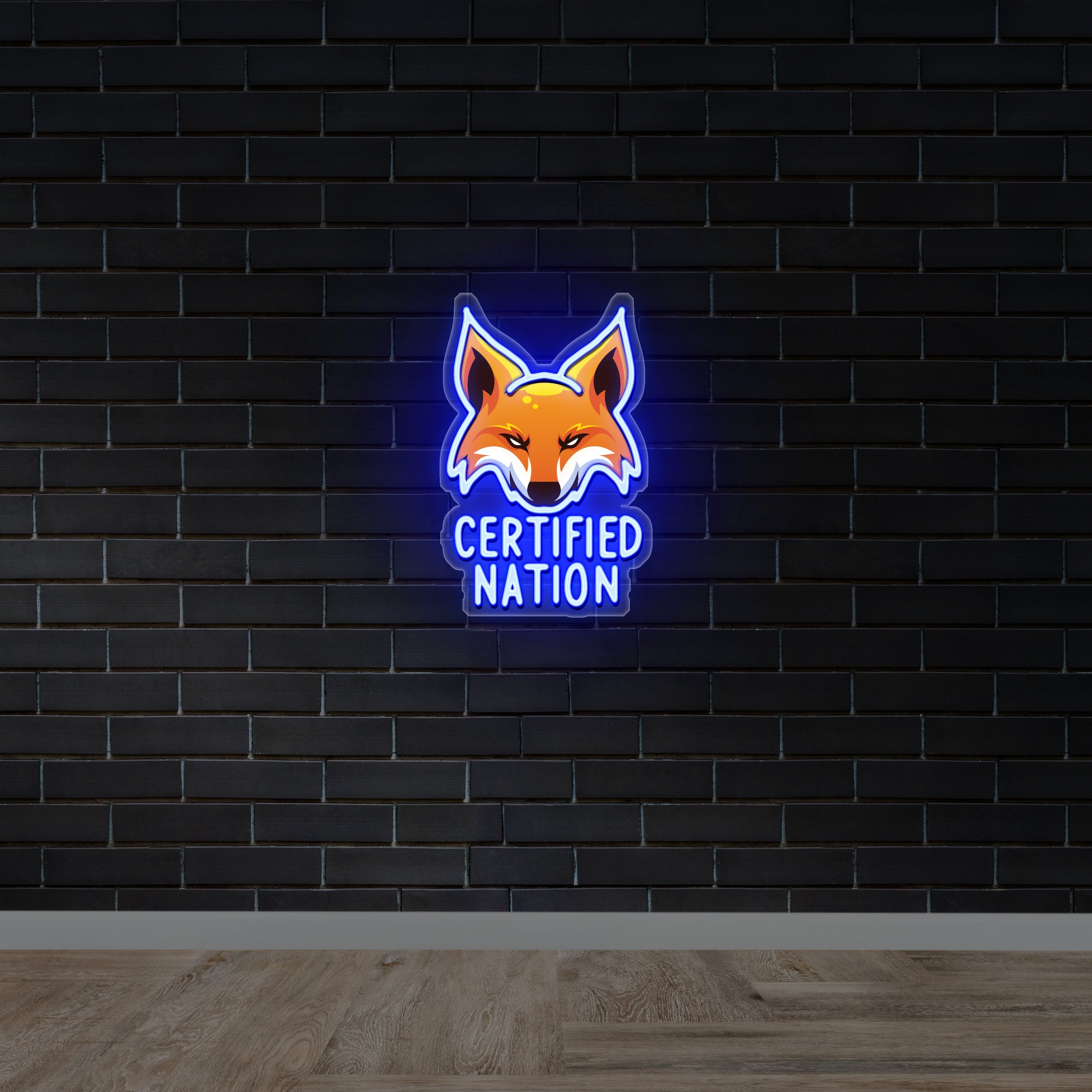 Certified Nation - Premium Neon Artwork
