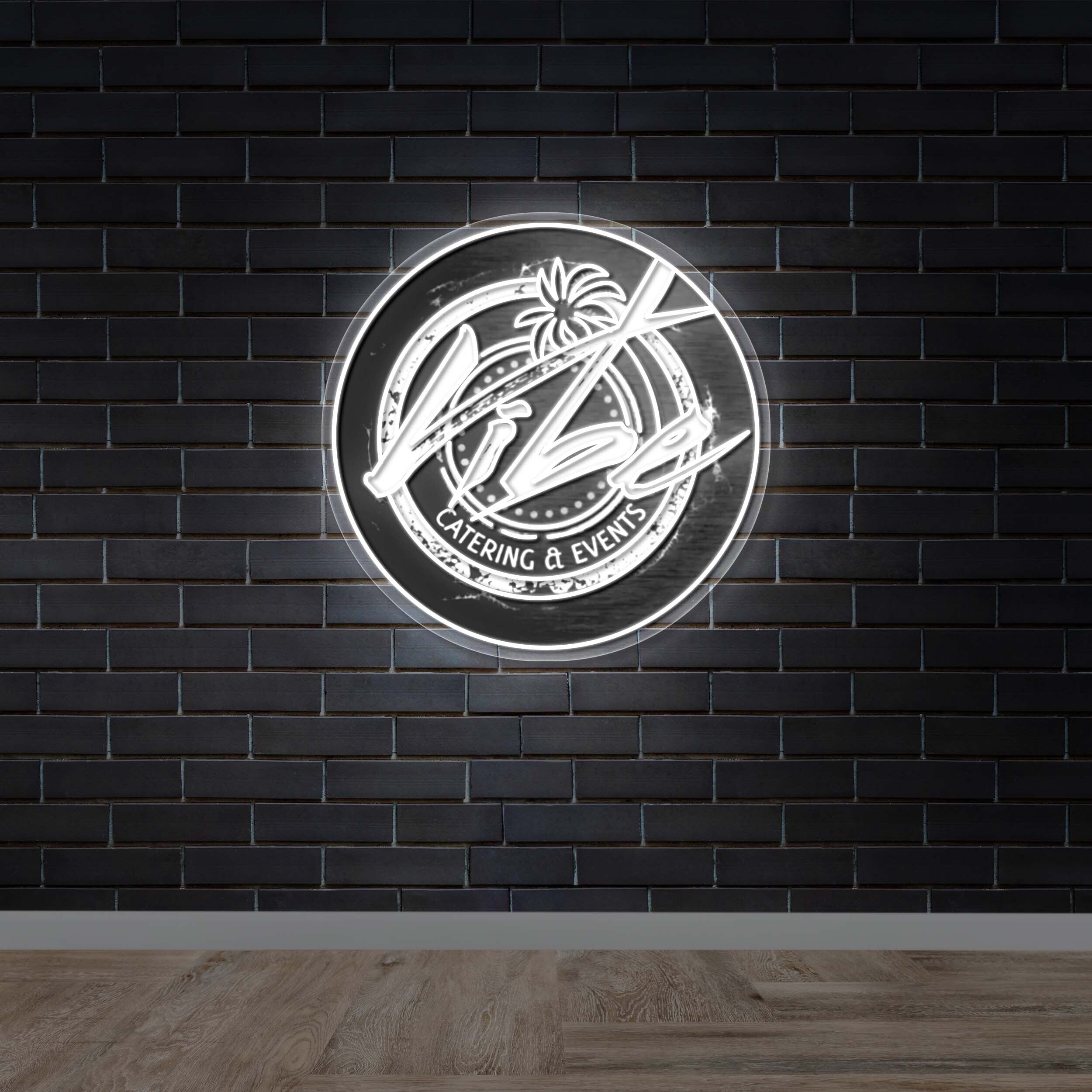 Vibe | Front Lit Version - Premium Neon Artwork