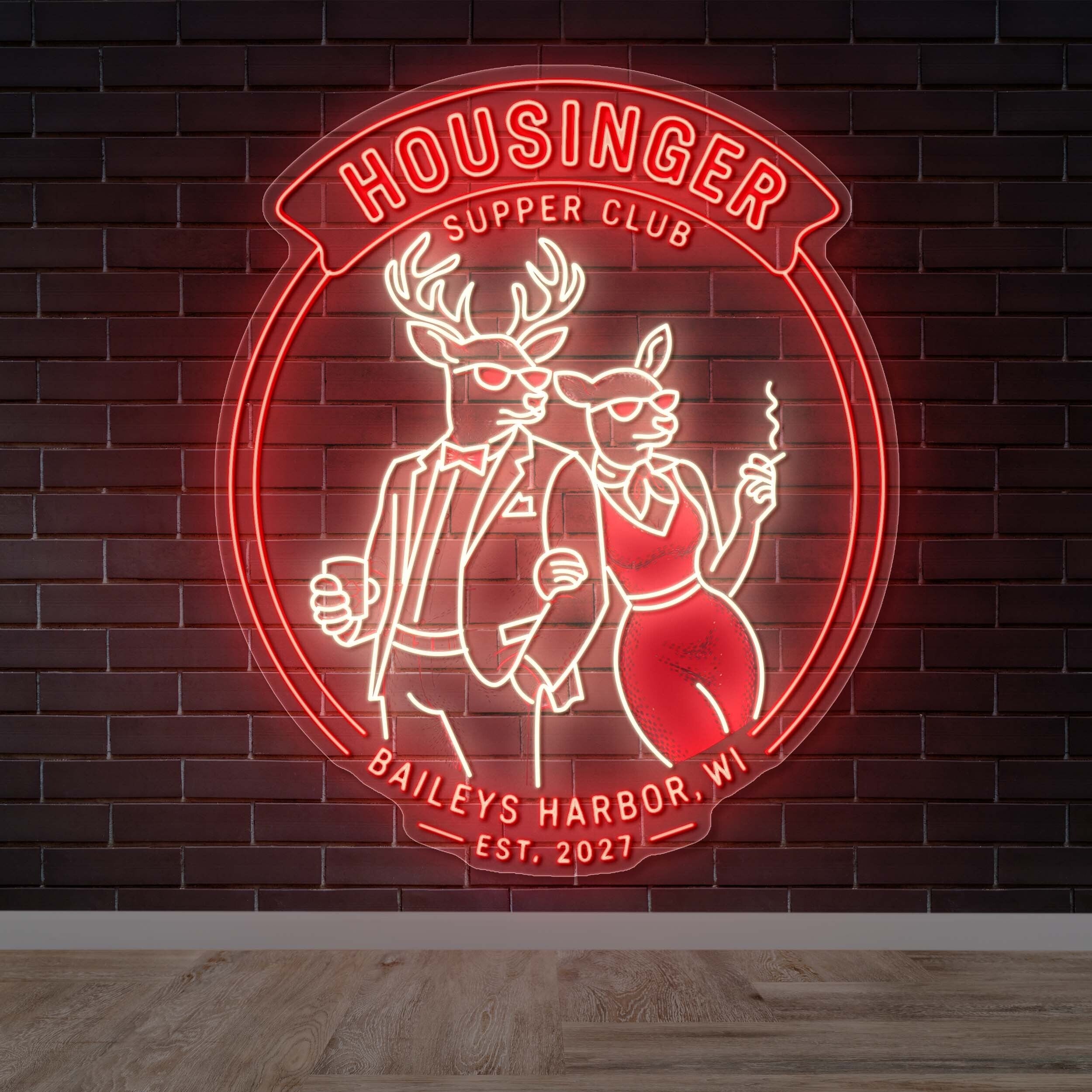 HOUSINGER - Premium Neon Artwork