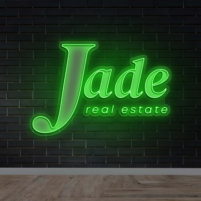 Jade Real Estate – Premium Neon Artwork