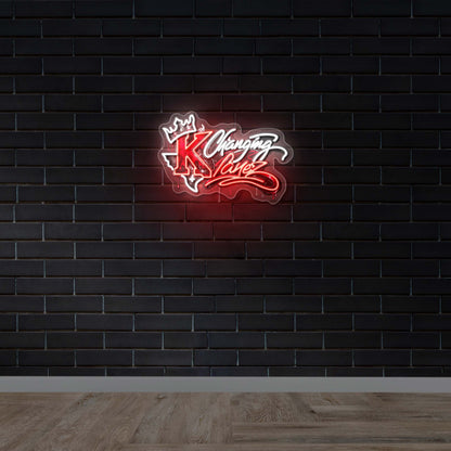 K Changing Lanes - Premium Neon Artwork