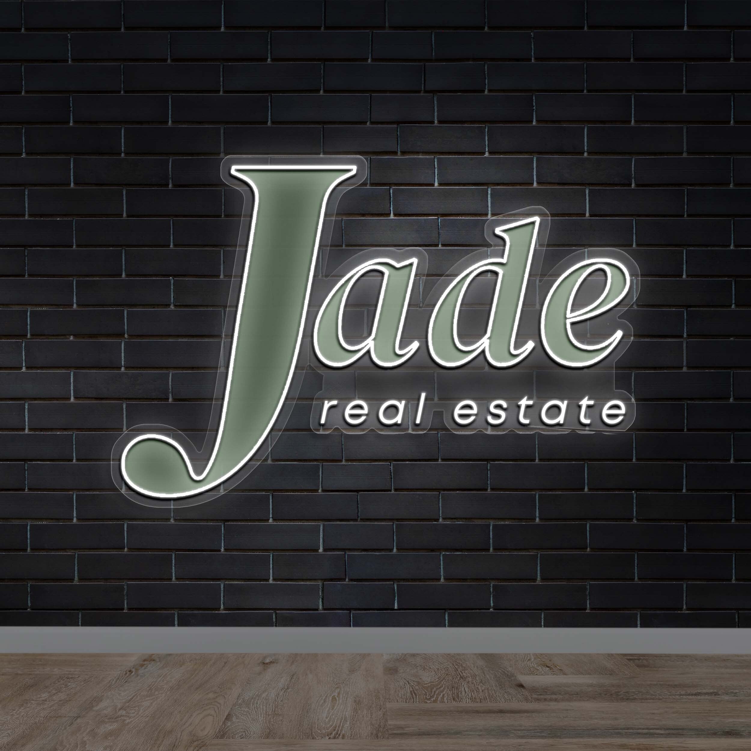 Jade Real Estate – Premium Neon Artwork