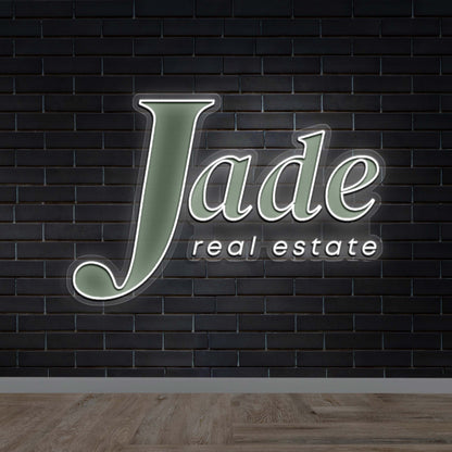 Jade Real Estate – Premium Neon Artwork