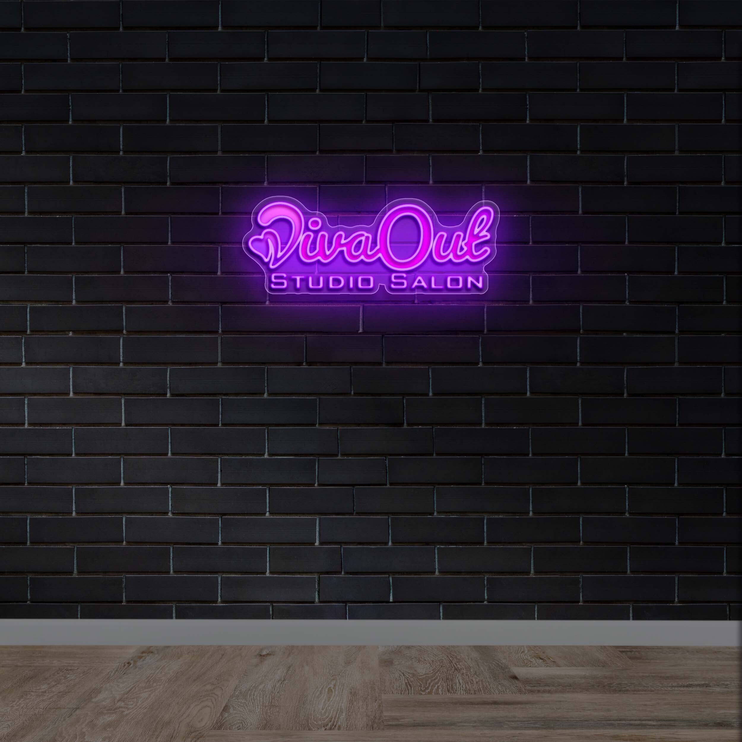 DivaOut Studio Salon | 3rd Version - Premium Neon Artwork