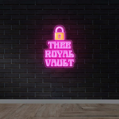 THEE ROYAL VAULT - Premium Neon Artwork