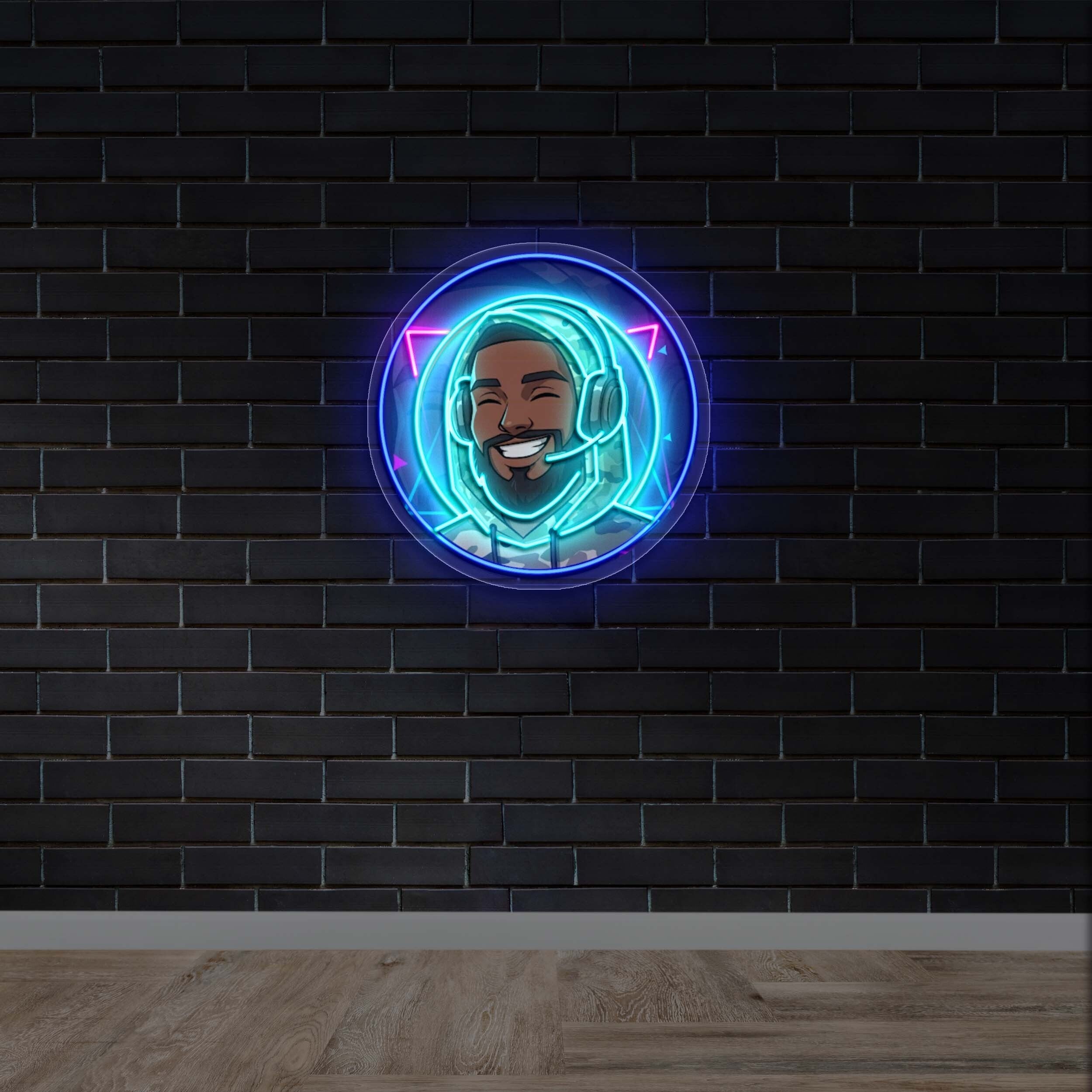 Cartoon Avatar - Premium Neon Artwork