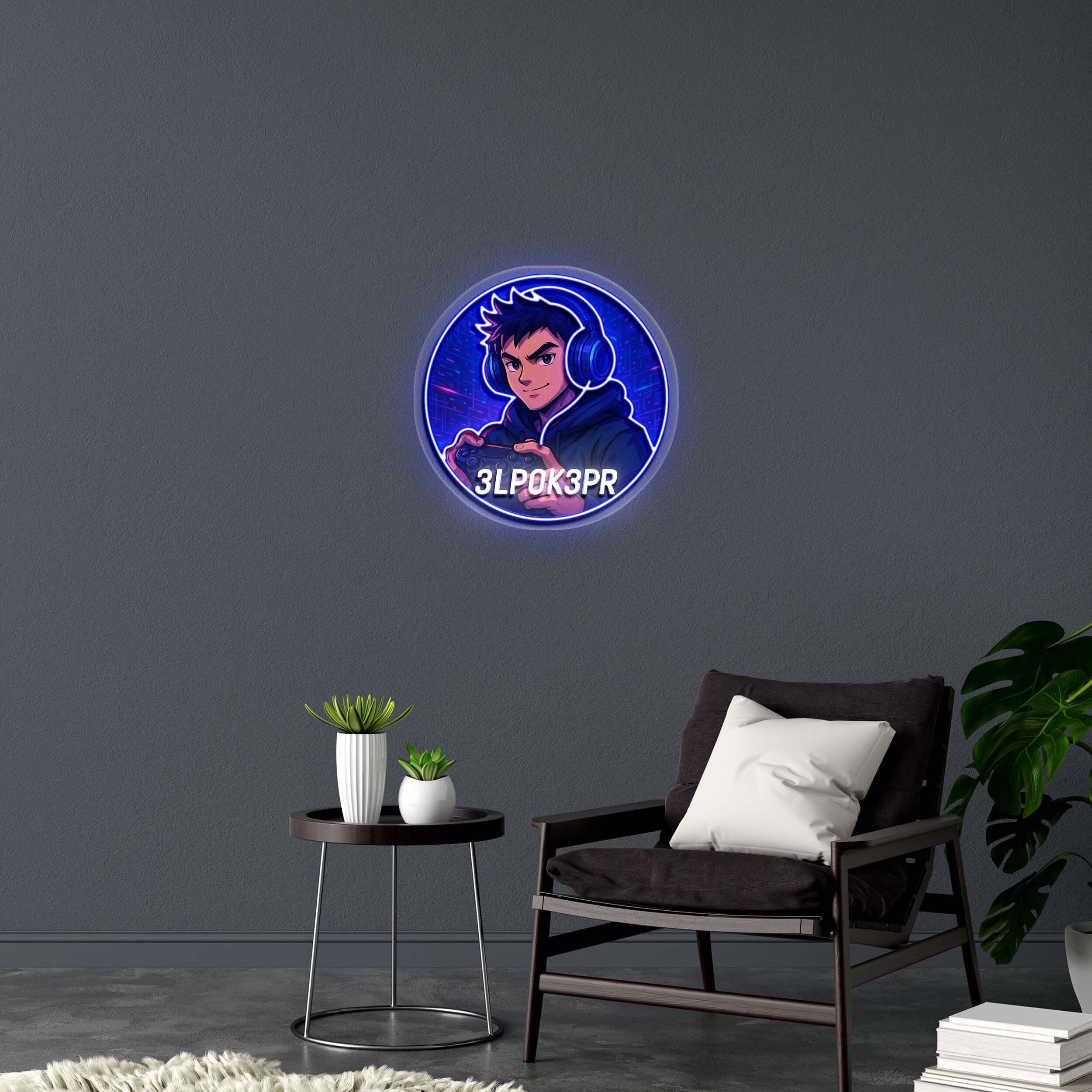 3LPOK3PR - Premium Neon Artwork