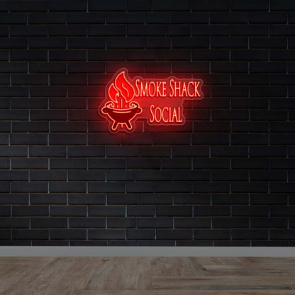 Smoke Shack Social - Premium Neon Artwork