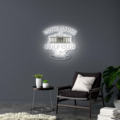 White House Golf Club - Premium Neon Artwork