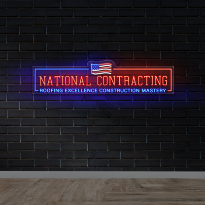 NATIONAL CONTRACTING - Premium Neon Artwork