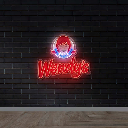 Wendy's - Premium Neon Artwork
