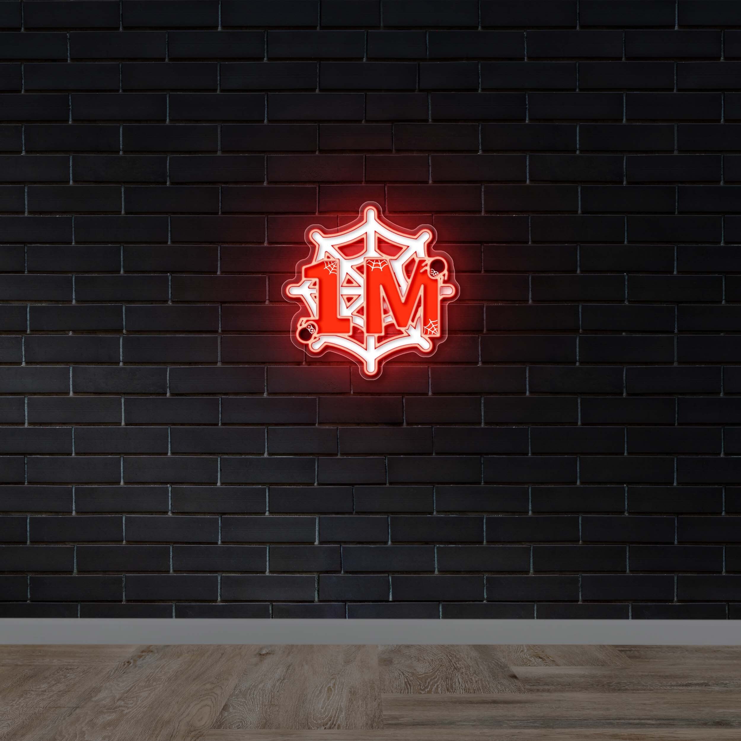 LM Spiderweb - Premium Neon Artwork
