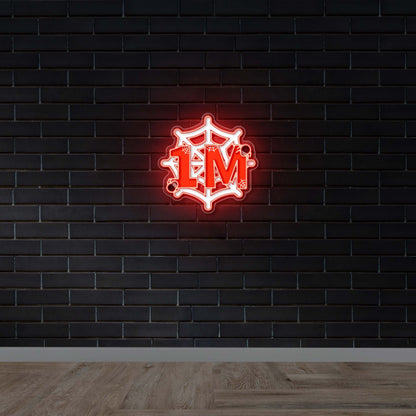 LM Spiderweb - Premium Neon Artwork