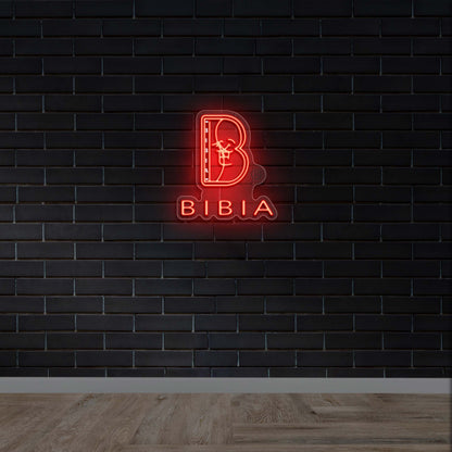 BIBIA - Premium Neon Artwork