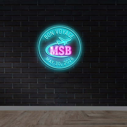 Bon Voyage MSB - Premium Neon Artwork