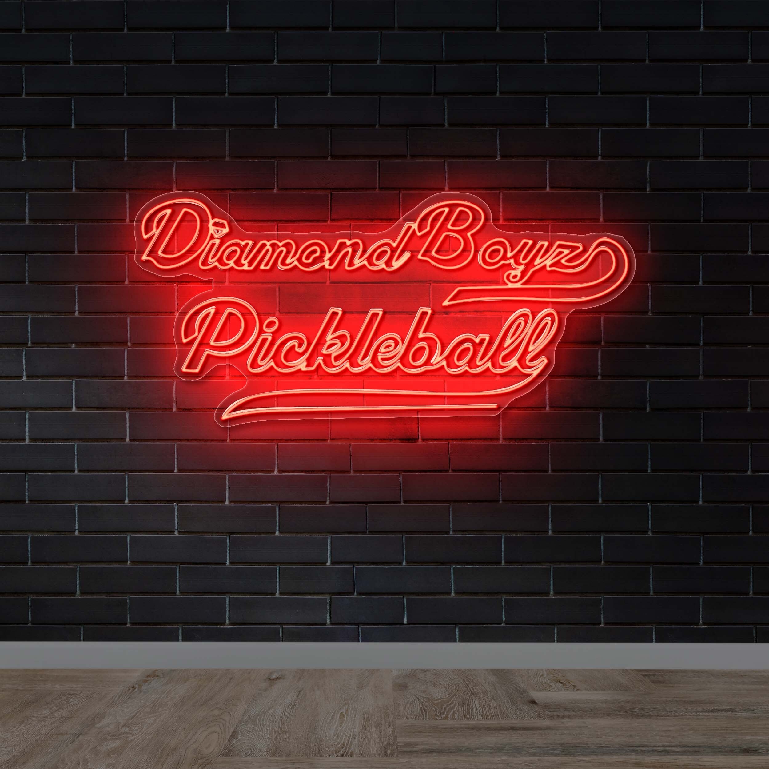 DIAMONDBOYZ PICKLEBALL (2nd version) - Premium Neon Artwork