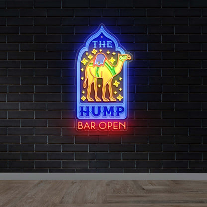 The Hump Bar Open - Premium Neon Artwork