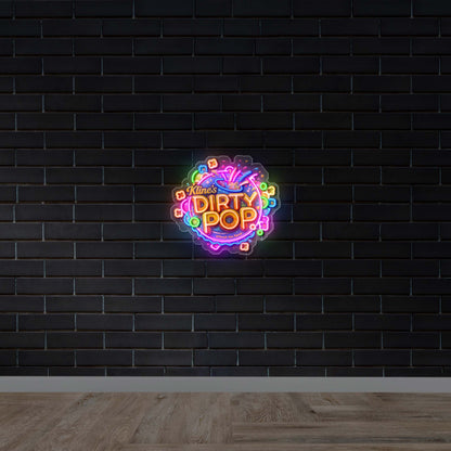 Kline’s Dirty Pop - Premium Neon Artwork