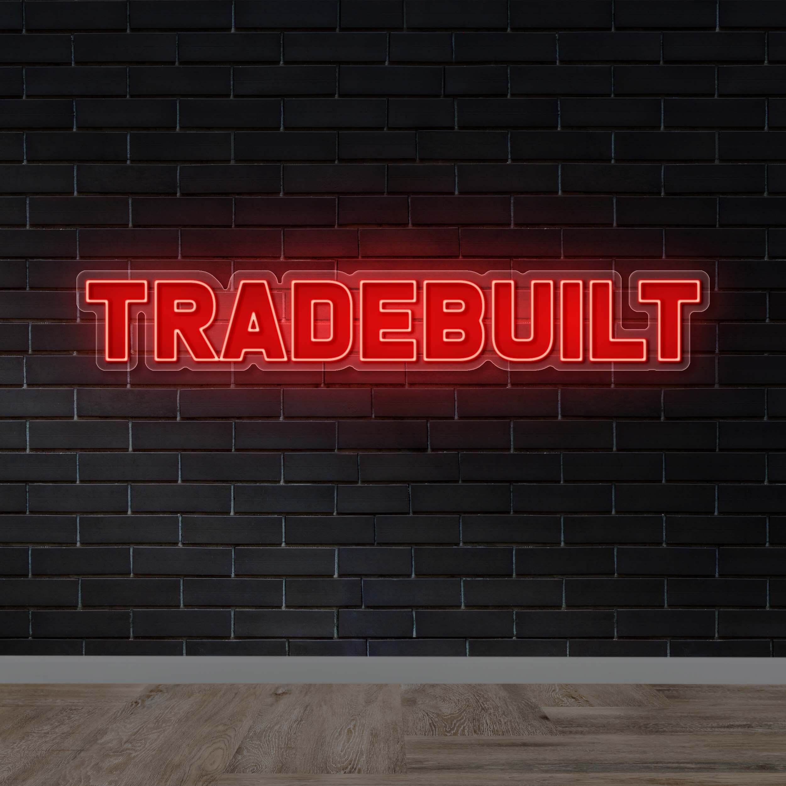TRADEBUILT - Premium Neon Artwork