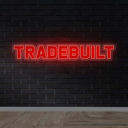 TRADEBUILT - Premium Neon Artwork