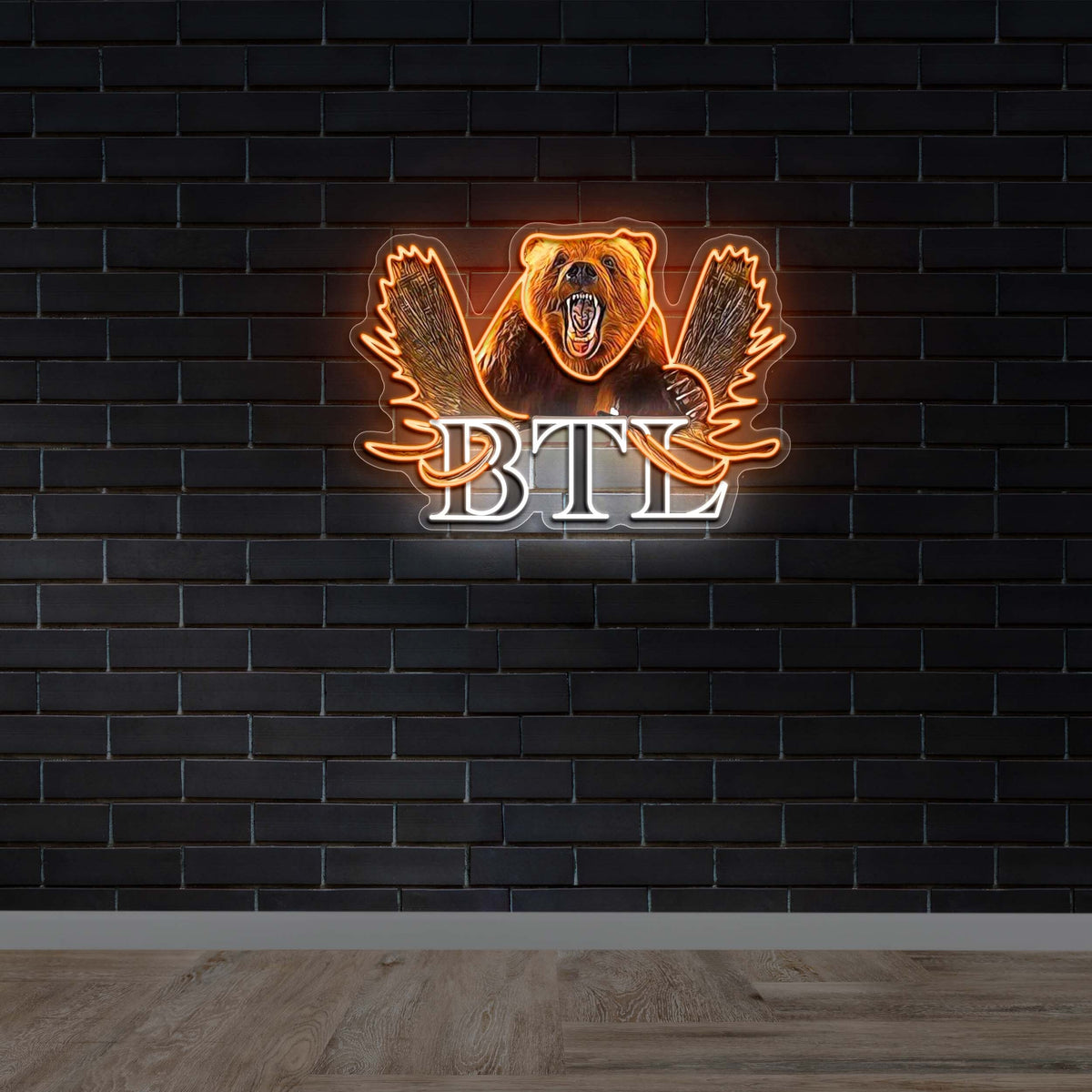 BTL Bear - Premium Neon Artwork