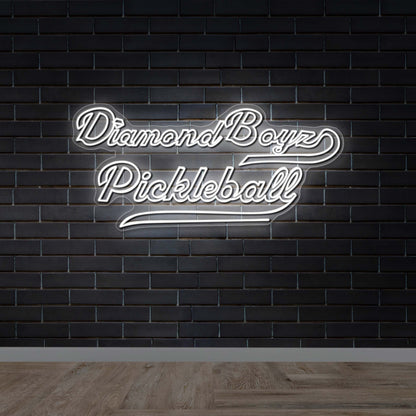 DIAMONDBOYZ PICKLEBALL (2nd version) - Premium Neon Artwork